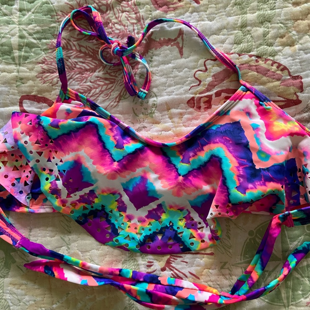 Multicolored Bikini Top